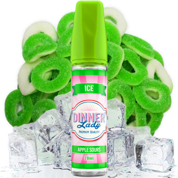 Dinner Lady - Sweets Ice - Apple Sours Ice - 20ml Longfill Aroma