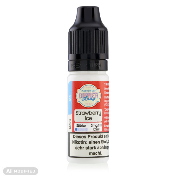 Strawberry Ice 50/50 10ml MHD