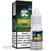 SC Vanille  E-Zigaretten Liquid 3 mg/ml