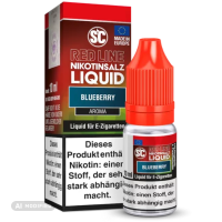 SC - Red Line - Blueberry -  10 ml Nikotinsalz Liquid 20mg