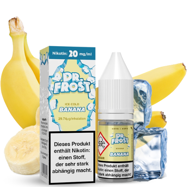 Dr. Frost Banana Ice Nic Salt 10ml/20mg