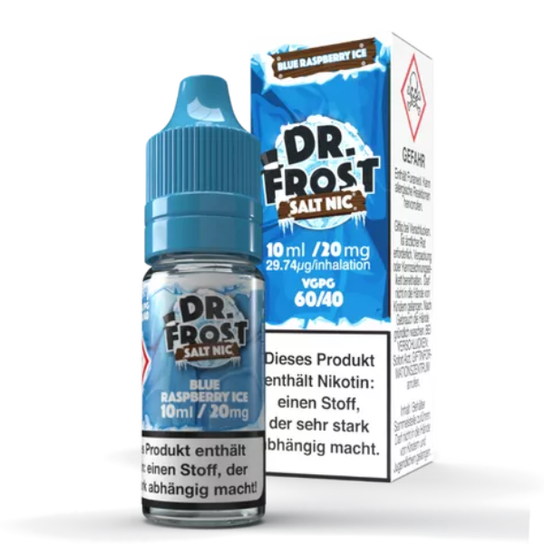 Dr. Frost - Blue Razz - Blue Raspberry Ice - Nic Salt 10ml/20mg