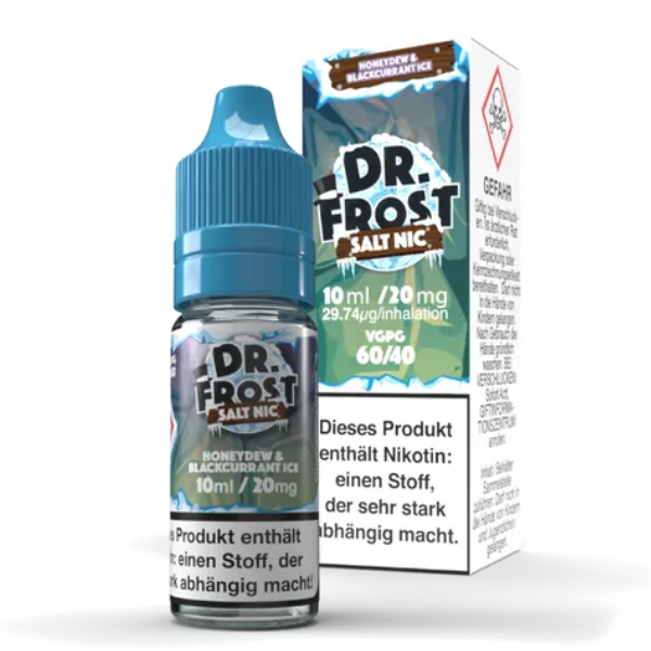 Dr. Frost Honeydew & Blackcurant Ice Nic Salt 10ml/20mg