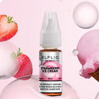 ELFLIQ - Strawberry Ice Cream - 10ml Nikotinsalz Liquid
