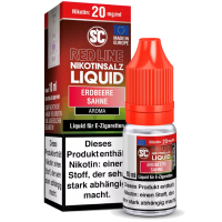 SC - Red Line - Erdbeere Sahne - 10ml Nikotinsalz Liquid