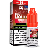 SC - Red Line - Erdbeere Sahne - 10ml Nikotinsalz Liquid...