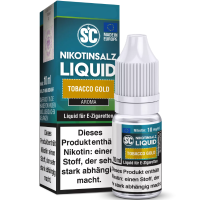 SC - Tobacco Gold -  10 ml Nikotinsalz Liquid