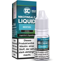 SC - Menthol -  10 ml Nikotinsalz Liquid