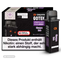 Aspire GoTek Pod (2 St&uuml;ck pro Packung) Grape Ice
