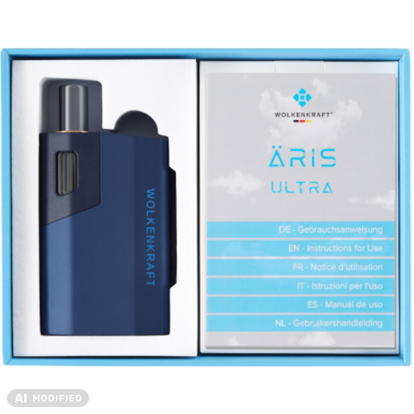 Wolkenkraft &Auml;ris Ultra Tragbarer Vaporizer Blau
