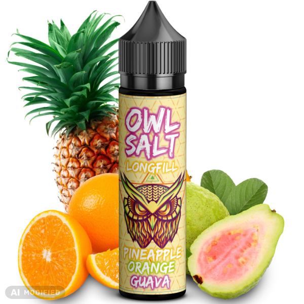 OWL Salt Longfill Aroma 10 ml in 60 ml - Pineapple Orange Guava