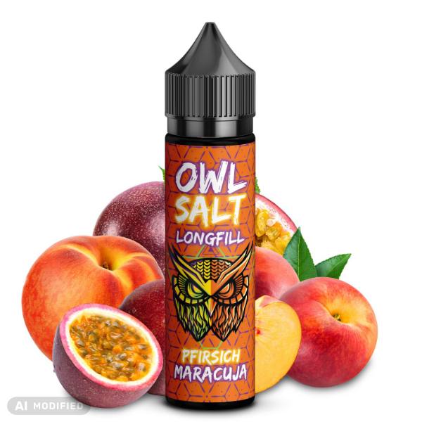 OWL Salt Longfill Aroma 10 ml in 60 ml - Pfirsich Maracuja