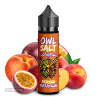 OWL Salt Longfill Aroma 10 ml in 60 ml - Pfirsich Maracuja