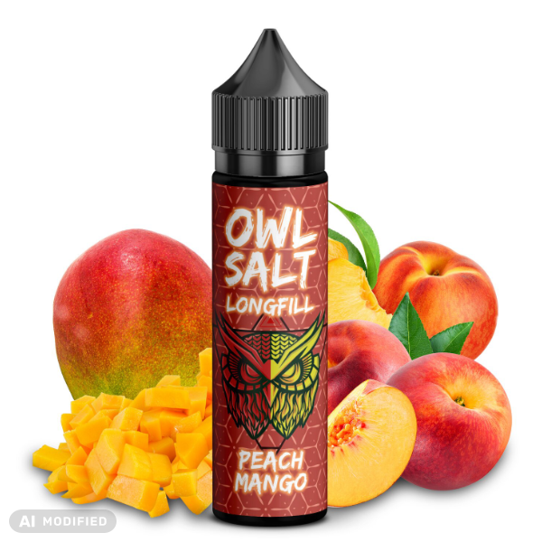 OWL Salt Longfill Aroma 10 ml in 60 ml - Peach Mango