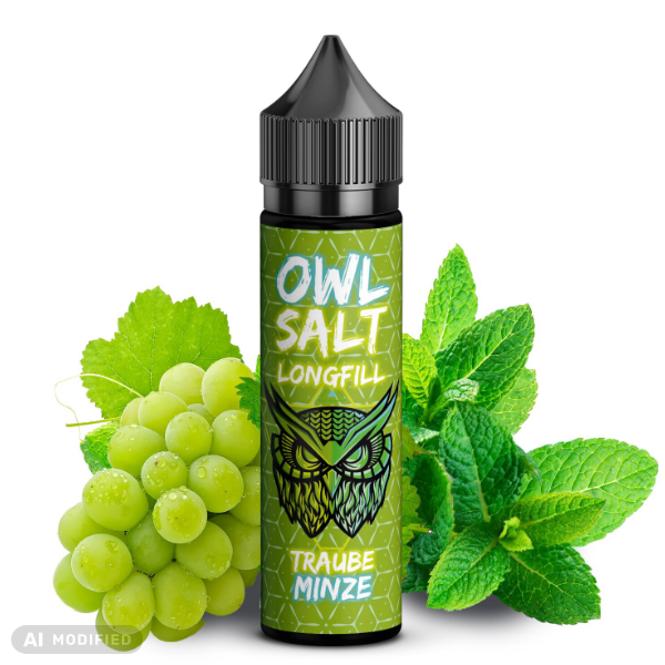 OWL Salt Longfill Aroma 10 ml in 60 ml - Traube Minze