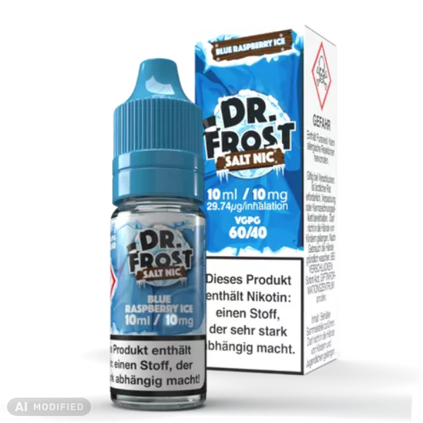 Dr. Frost - Blue Razz - Blue Raspberry Ice - Nic Salt 10ml/10mgMHD