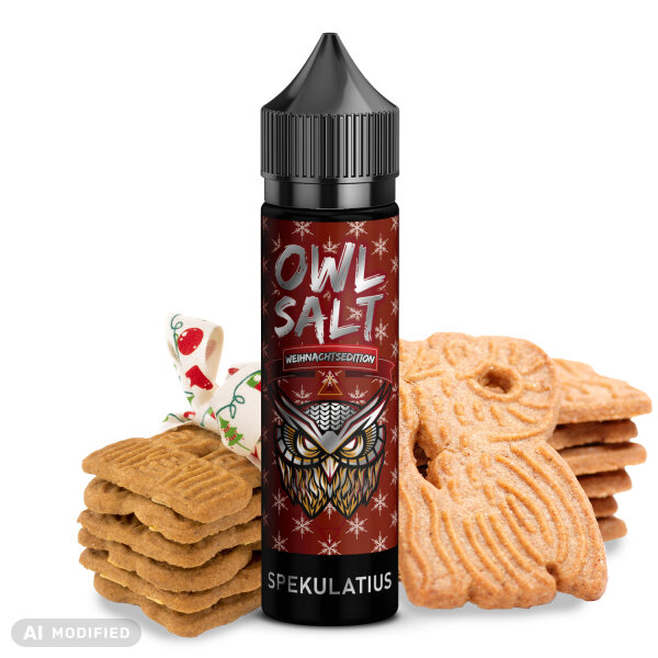 OWL Salt Longfill Aroma 10ml in 60ml - Weihnachtsedition - Spekulatius