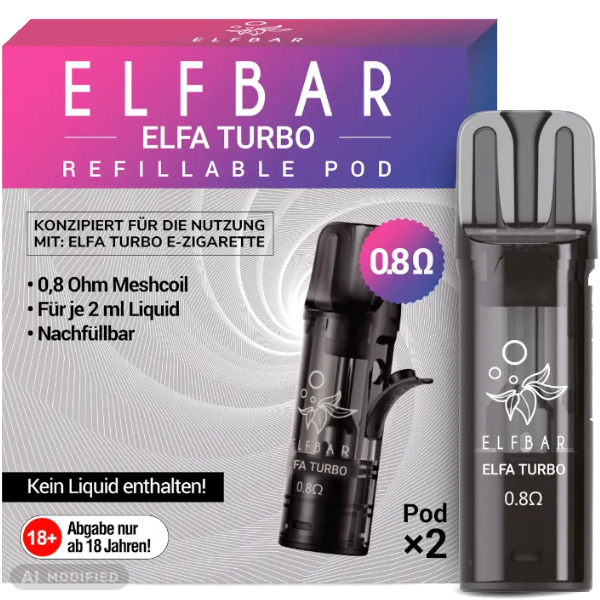 Elfbar - Elfa Turbo Pod 0,8 Ohm
