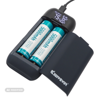Keeppower PD2 Akku Reise-Ladeger&auml;t & Powerbank...