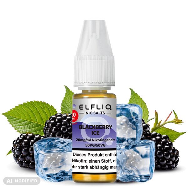 ELFLIQ - Blackberry Ice - 10ml Nikotinsalz Liquid