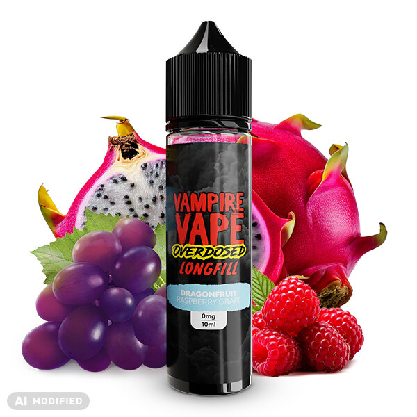 VAMPIRE VAPE OVERDOSED Dragonfruit Raspberry Grape Aroma 10ml