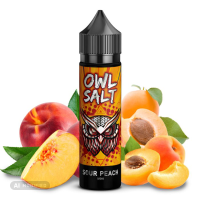 OWL Salt Longfill Aroma 10 ml in 60 ml - Sour Peach