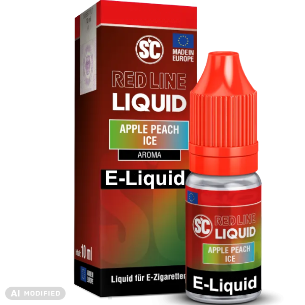 SC - Red Line - Apple Peach Ice - 10ML Nikotinsalz Liquid