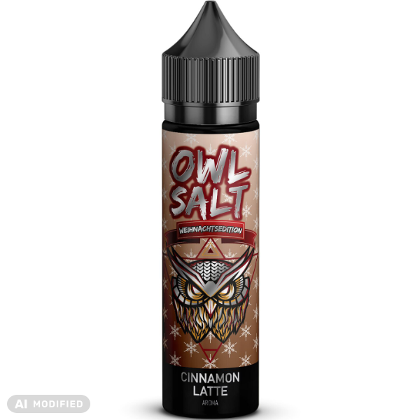 OWL Salt Longfill Aroma 10ml in 60ml - Weihnachtsedition - Cinnamon Latte