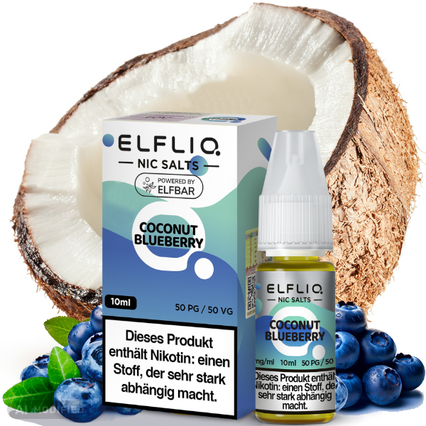 ELFLIQ - Coconut Blueberry - Nikotinsalz Liquid