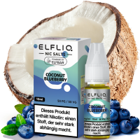 ELFLIQ - Coconut Blueberry - Nikotinsalz Liquid
