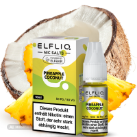 ELFLIQ - Pineapple Coconut - Nikotinsalz Liquid