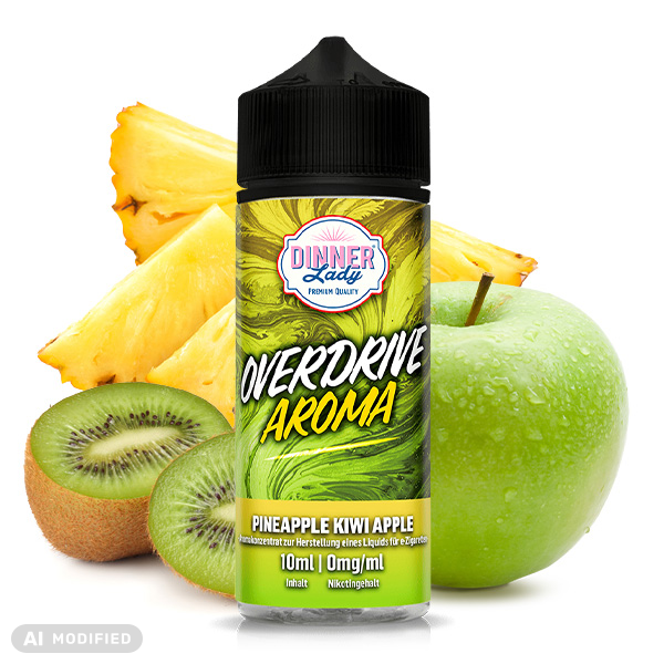 DINNER LADY OVERDRIVE Pineapple Kiwi Apple Aroma 10ml