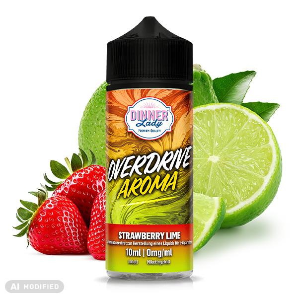 DINNER LADY OVERDRIVE Strawberry Lime Aroma 10ml